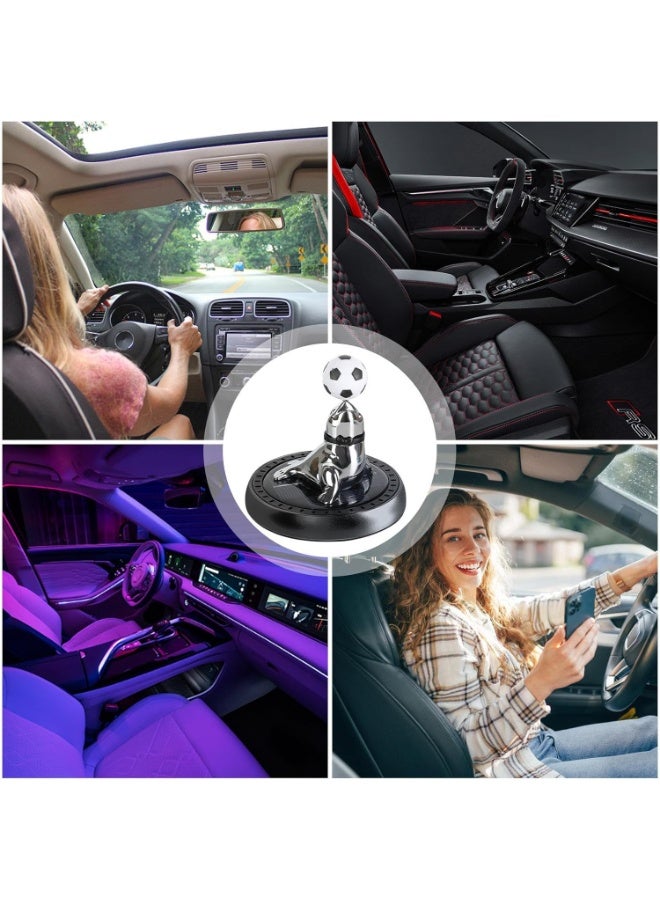 Solar Car Fragrance Sea Lion Play Ball Design, Auto Rotate Car Air Freshener with Solar Energy, Light Sensing Technology, Permanent Magnet Motor, Aromatherapy Ornament for Car - Image 5