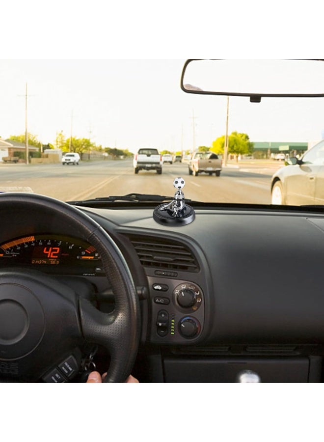 Solar Car Fragrance Sea Lion Play Ball Design, Auto Rotate Car Air Freshener with Solar Energy, Light Sensing Technology, Permanent Magnet Motor, Aromatherapy Ornament for Car - Image 3