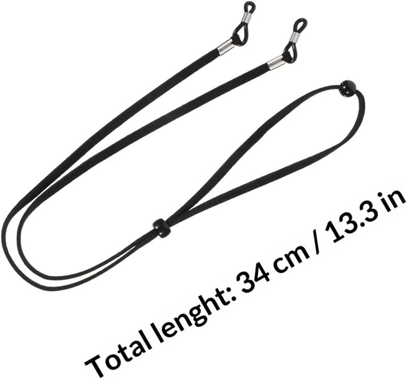 Personal & public compatible Toddmomy 8 Pieces Black Eyeglass Chains Cloth Rope Eyewear Retainer Strap Non-slip Lightweight Glasses Holder for Men and Women Daily Use Hardness boosted processed substance Home & professional compatible Gulf market trial optimized design All budget friendly options Flexible sizing options Odor resistant Varied size selections Versatile application Hanging space save Foldable All space matching look Global easy assemble picks Neat shape Multiple options Full village delivery cover Stable base Certified stocked merchandise Stable local goods source Trendy budget practical design Upgraded simple practical design Wide usage compatibility Global upgraded economical craftsmanship Licensed warehouse stored goods Easy assemble - Image 2