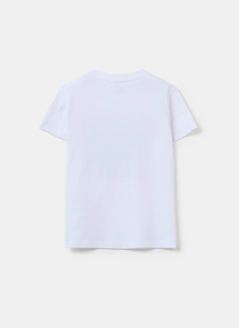 Ovs Printed cotton T-shirt
