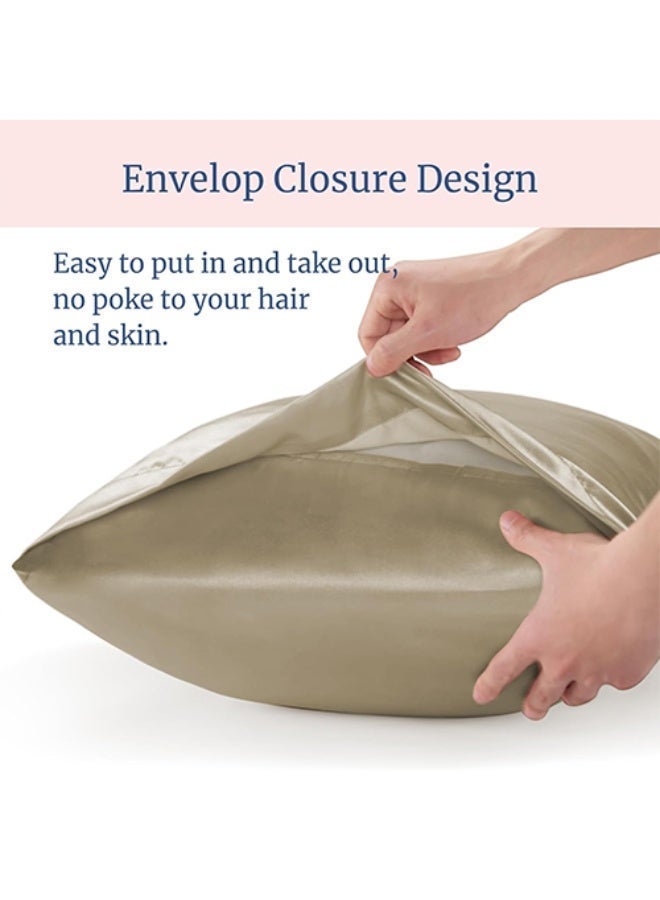 سنوز اشتري 1 و أحصل علي 1، كيس وساده ساتان للشعر و البشره سنوز، 48*70 سم،  جولد - Image 3
