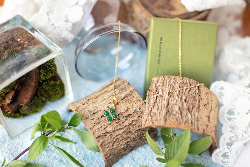 ARGT Necklaces for women, Gold Necklace For Women Rose Necklace With Pendant, Aesthetic Necklace, Preppy Jewelry, Trendy Jewelry, Cute Necklaces For Teens And All Women Necklace - Image 5