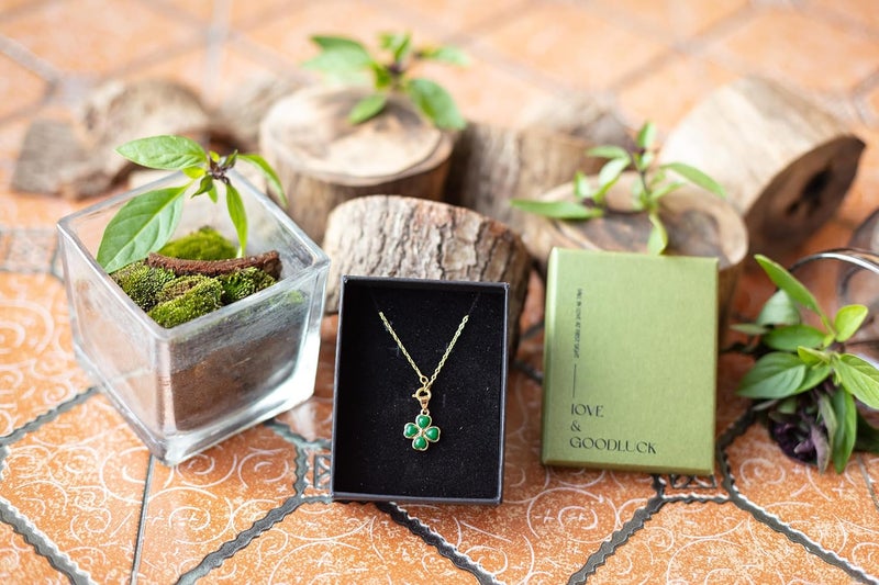 ARGT Necklaces for women, Gold Necklace For Women Rose Necklace With Pendant, Aesthetic Necklace, Preppy Jewelry, Trendy Jewelry, Cute Necklaces For Teens And All Women Necklace - Image 2