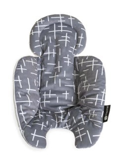 4moms Rockaroo And Mamaroo Infant Insert, Machine Washable, Soft, Plush Fabric, Reversible Design - Dark Grey  - Image 1