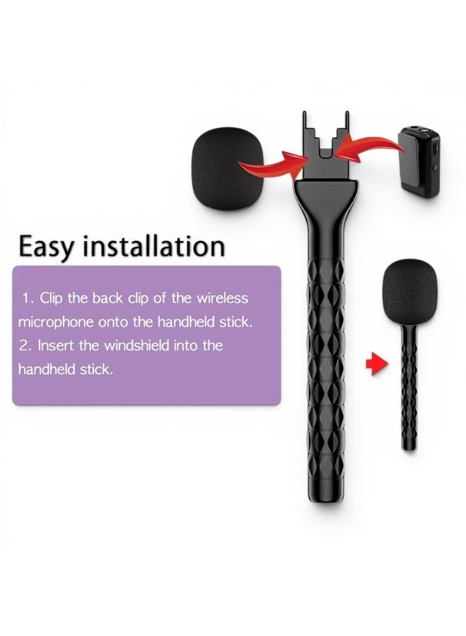 T I G O 3 in 1 Wireless Collar Lavalier Microphone for iPhone/Android/Type C, Clip-On Mini 2 Mic for Record Interview, Mic for Vlogs & Video Recording & Live streaming, YouTube, Tiktok, Plug and Play - Image 5