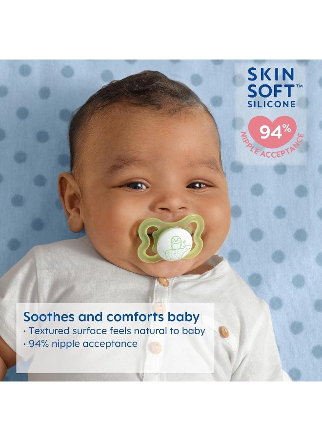 MAM MAM Mini Air Pacifiers (2 pack), MAM Sensitive Skin Pacifier 0-6 Months, Best Pacifier for Breastfed Babies, Unisex Pacifiers, 0-6 (Pack of 2)  - Image 5