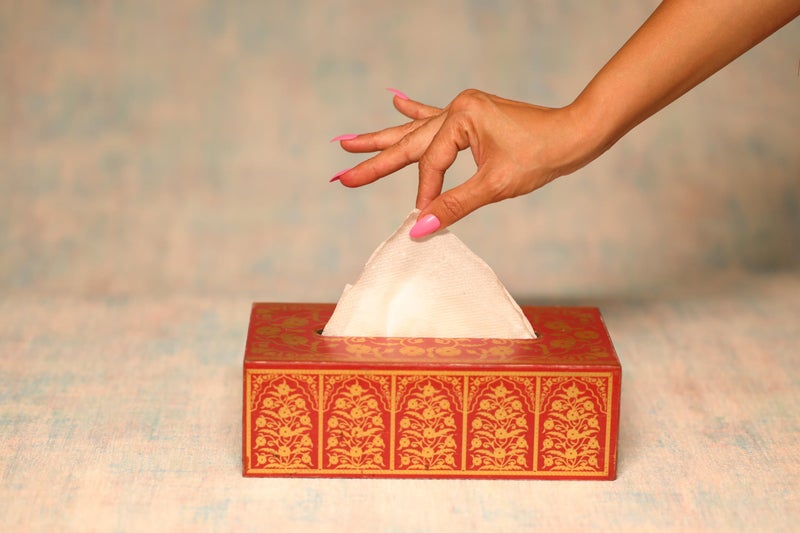 POSH Amulya Wooden Tissue Holder - Elegant Wood Tissue Dispenser for Dining Table, Home Decor & Gifting | Durable, Stylish, and Functional Tissue Holder Stand for Housewarming, Corporate - Image 4