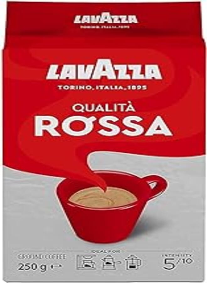 Lavazza لافازا كواليتا روسا مشوي متوسط 250 جرام