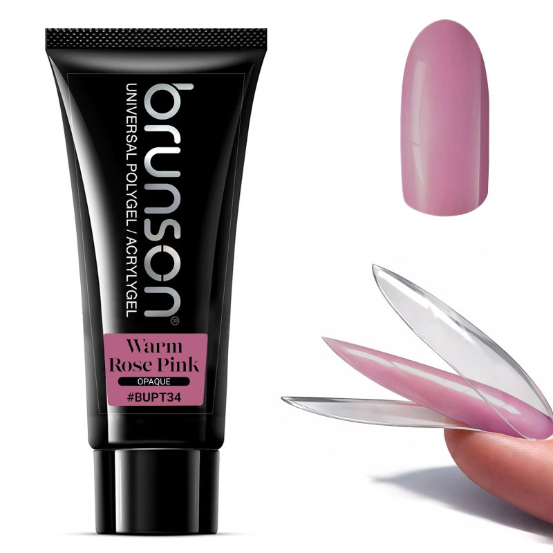 Polygel for Nails 100g- Brunson Universal Poly Gel Nail Builder Extension for Nail Art Design – High-Viscosity Builder Gel - Professional Acrygel for Nail Extensions | Sandwich Dual Form Technique