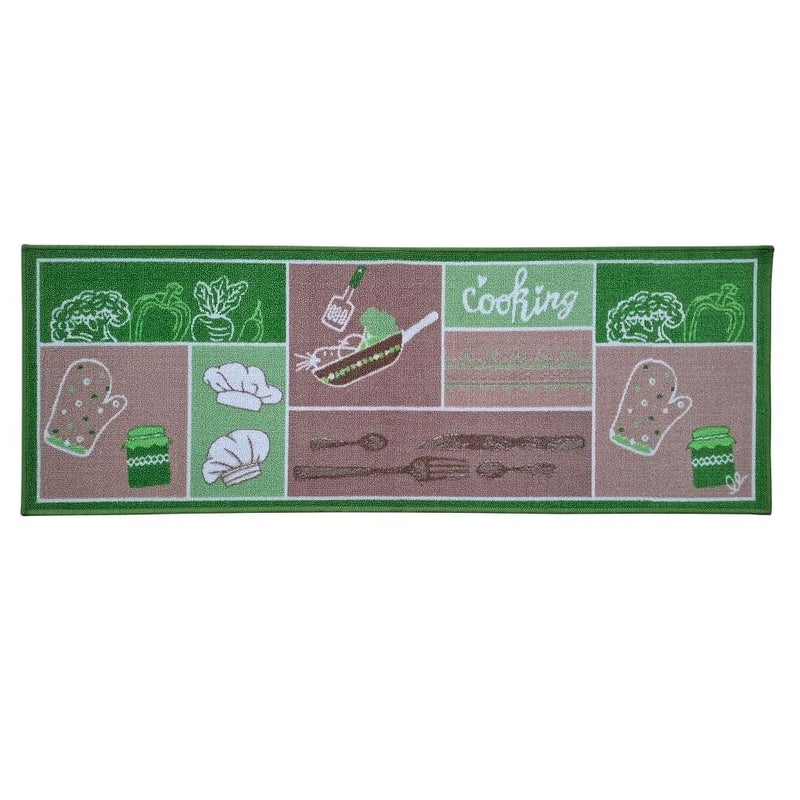Lightweight, Kitchen Non-Slip Rug Runner (size 50cm * 140cm) green - Image 1