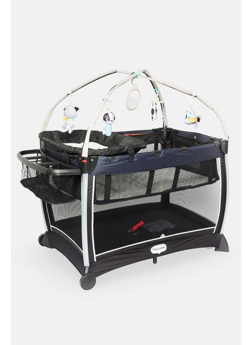 Tiny Love Deluxe 6 In 1 Activity Play Yard, Grey Combo  - Image 2