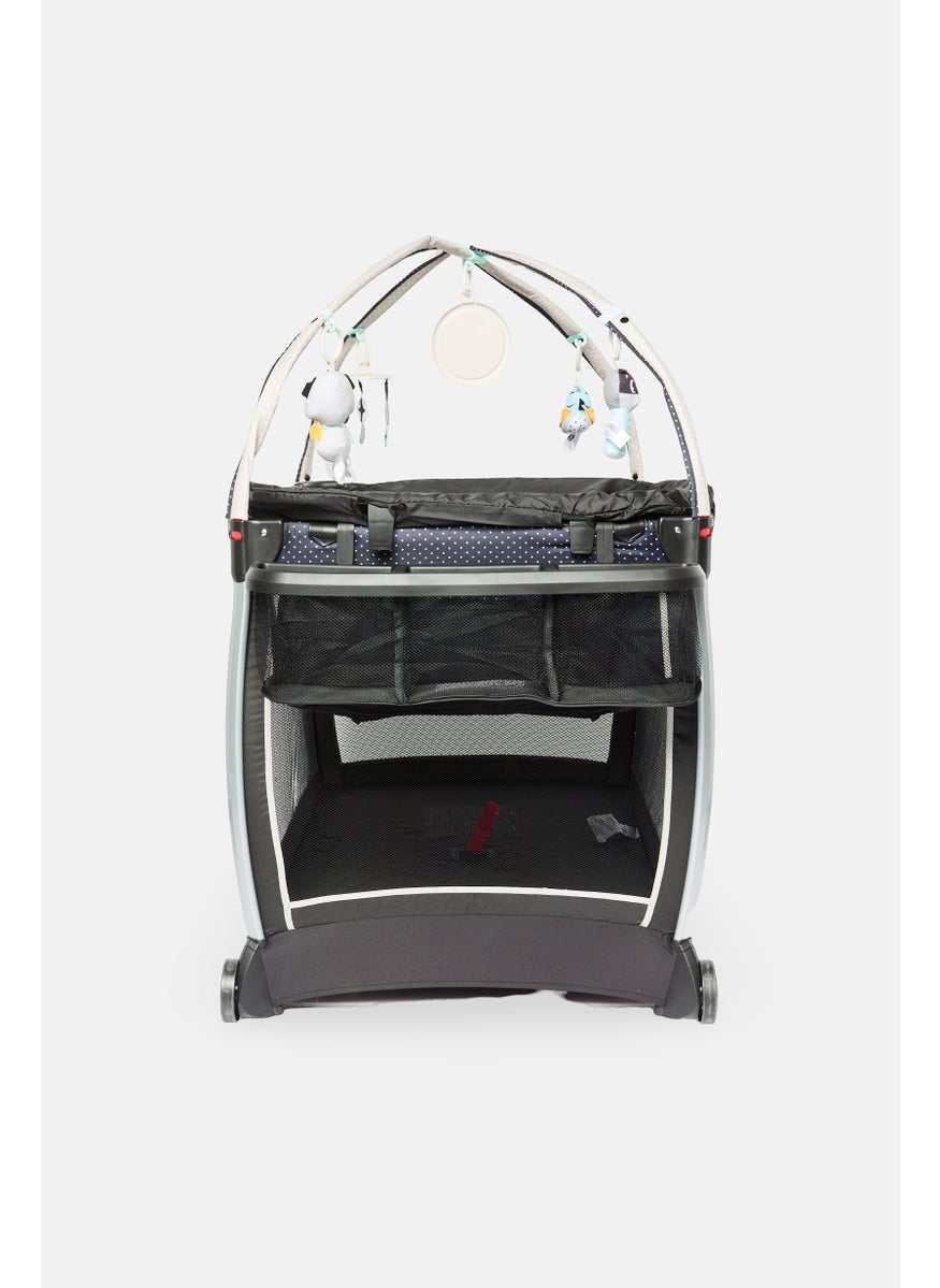 Tiny Love Deluxe 6 In 1 Activity Play Yard, Grey Combo  - Image 3
