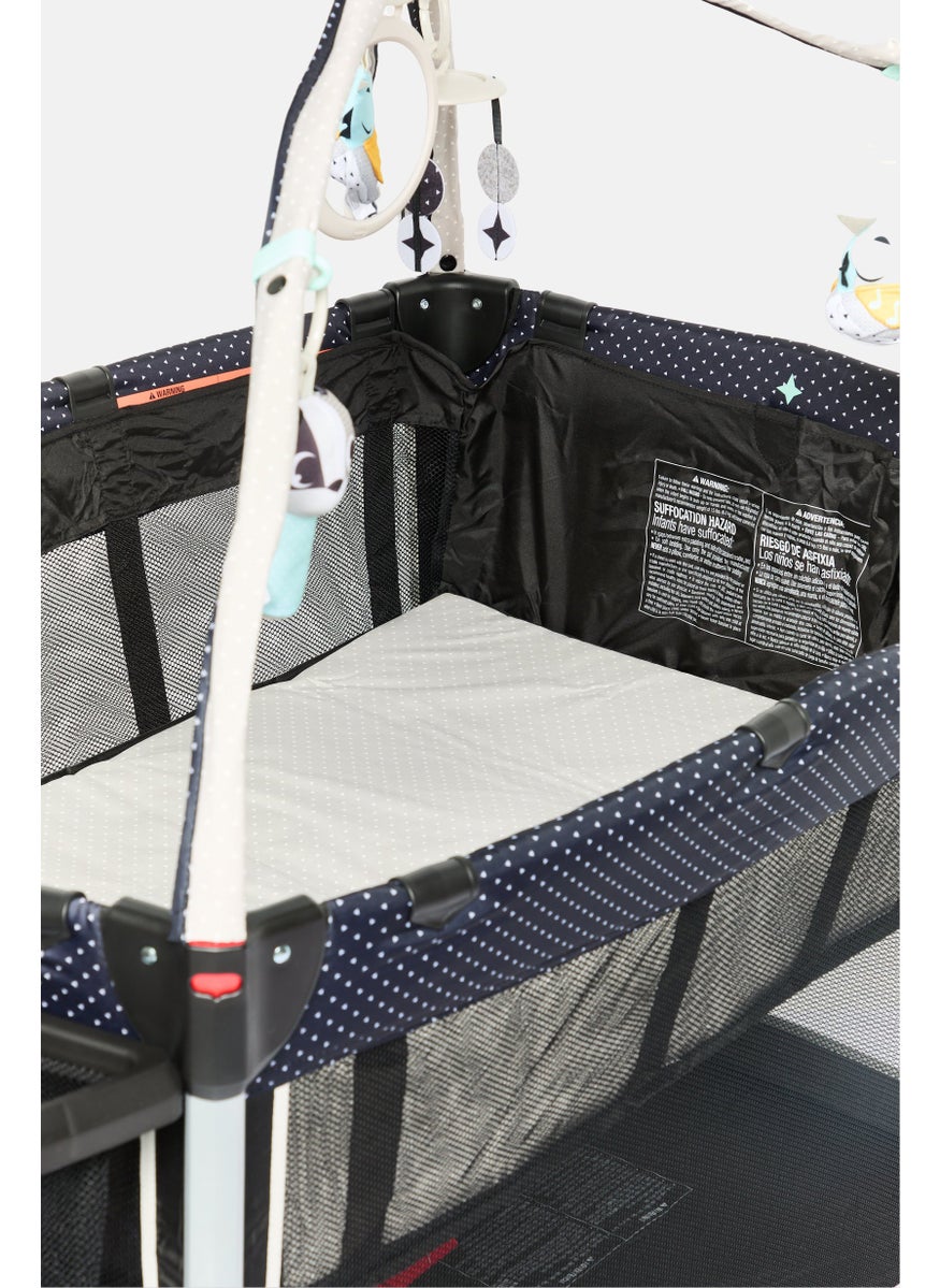 Tiny Love Deluxe 6 In 1 Activity Play Yard, Grey Combo  - Image 5