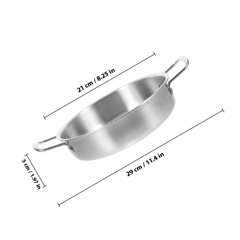 Stainless Steel Ramen Pot Portable Soup Seafood Cooking Pot Multipurpose Kitchen Cookware - Image 3