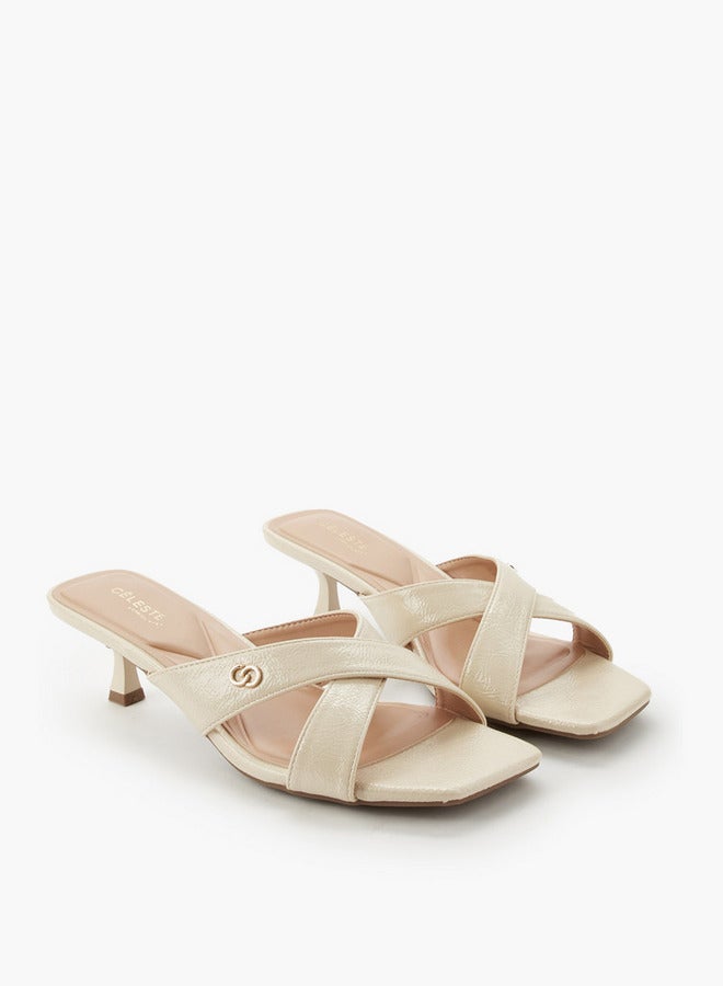 Celeste Women Kitten Heel Sandals - Image 2