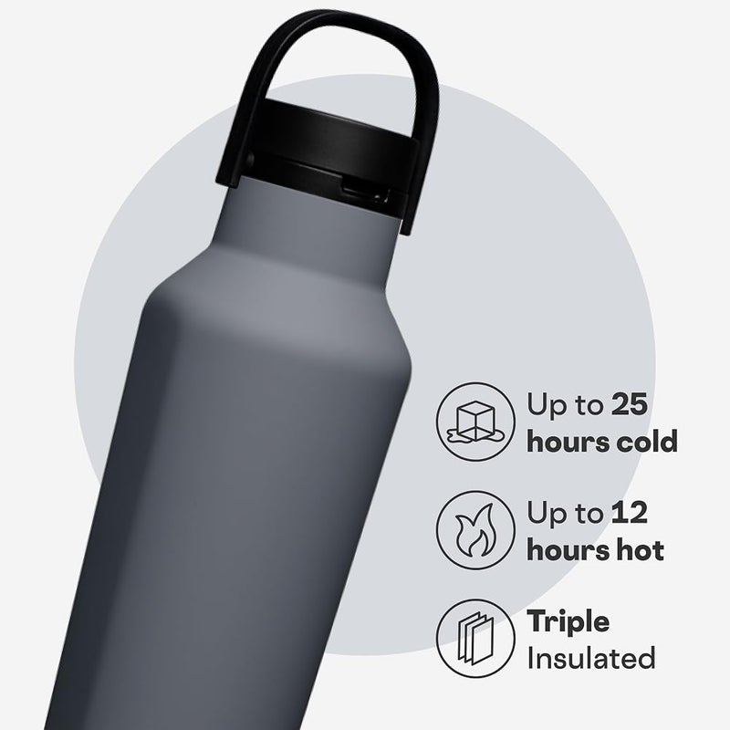 Corkcicle Sport Canteen Insulated Tumbler 20 oz Triple Insulated Stainless Steel Water Bottle Keeps Drinks Cold 25 Hours & Hot 12 Hours Cupholder Friendly Screw-On Cap Hammerhead - Image 2