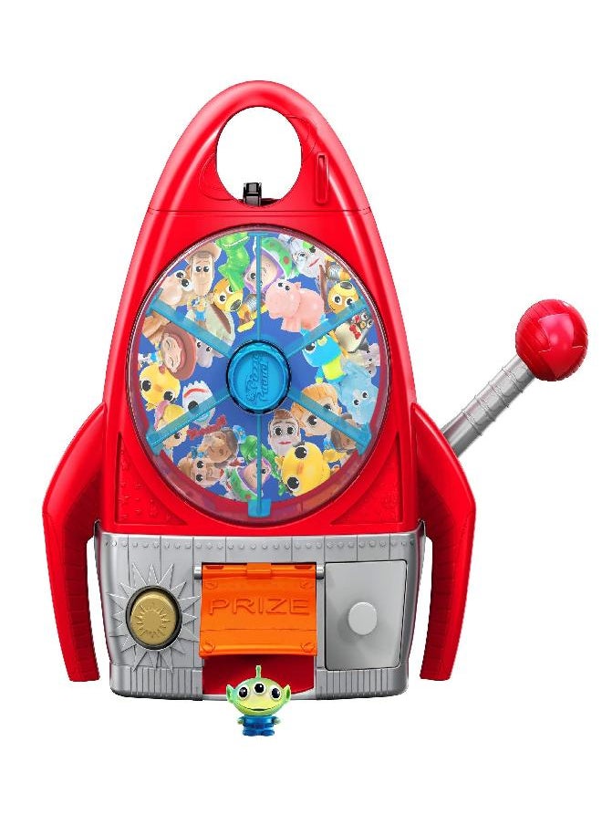Toy Story 4 - Toy Story 4 Pizza Planet Minis Mania Playset Slot Machine Rocket Storage and Carry Case with Collectible First Look Mini Alien Figure, Holds 10 Plus Additional Mini Figures - Image 1