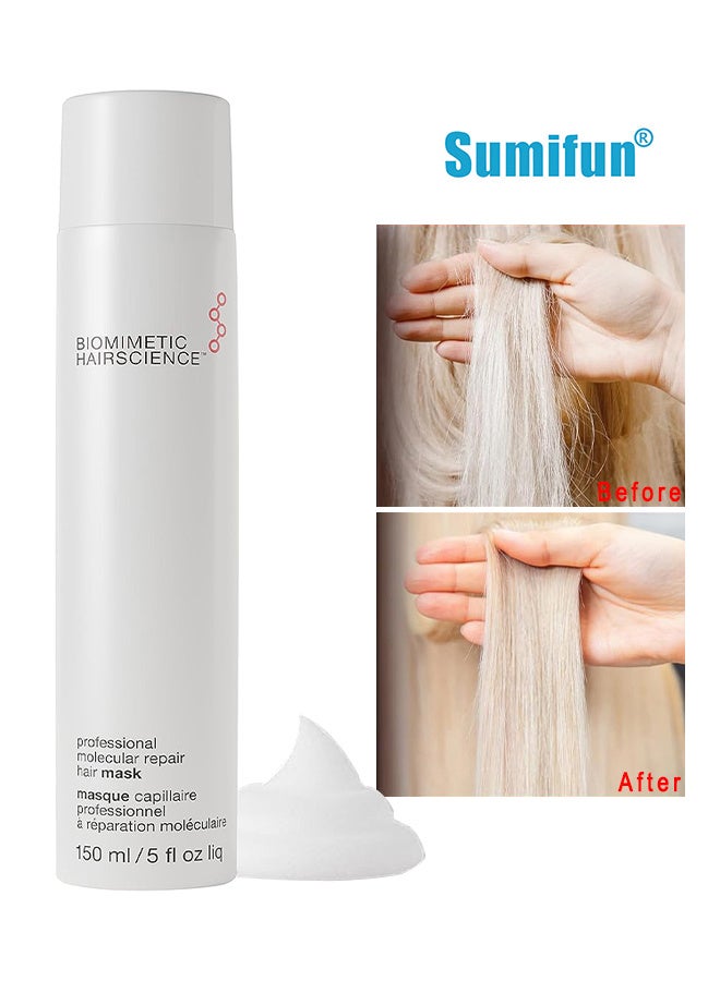 Sumifun Hair Professional Leave-In Molecular Repair Hair Mask For Unisex 150ml/5oz Masque - Image 1