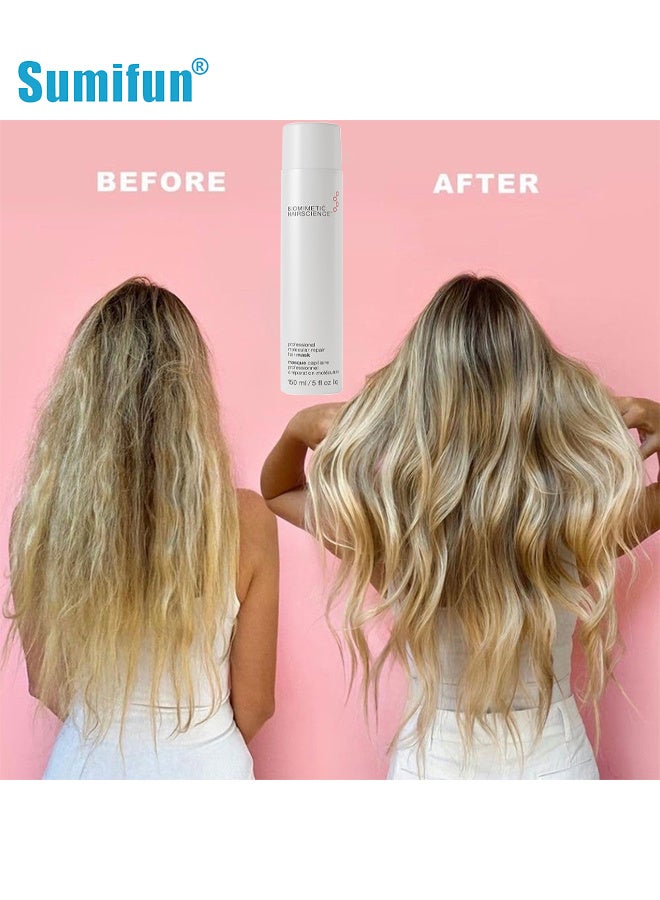 Sumifun Hair Professional Leave-In Molecular Repair Hair Mask For Unisex 150ml/5oz Masque - Image 4