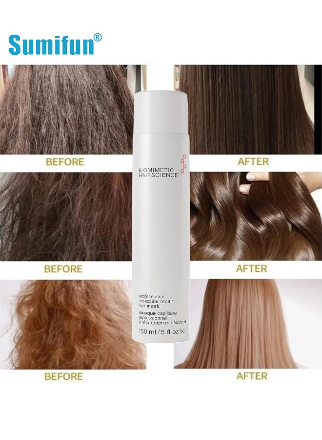 Sumifun Hair Professional Leave-In Molecular Repair Hair Mask For Unisex 150ml/5oz Masque - Image 5