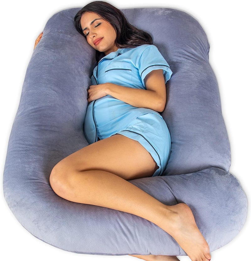 Pregnancy Body Pillow, Full Length Maternity Support Cushion - Image 1