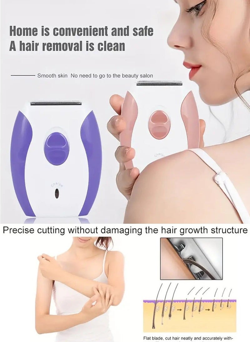 قطوب ماكينة حلاقة لاسلكية قابلة للشحن ، ماكينة حلاقة ناعمة وآمنة وموحدة للحلاقة ، بيكيني الانتهازي ، الإبط إزالة الشعر ماكينة حلاقة للسيدات ، طقم الجمال ، ماكينة حلاقة للنساء - Image 3