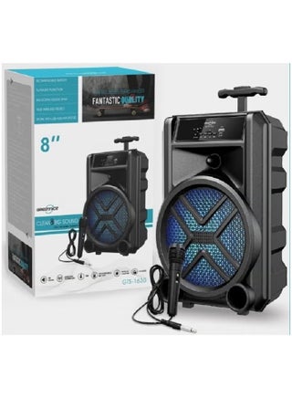 Wireless Bluetooth Speaker, Stereo Sound, FM Radio, TF Memory, USB Input, Mic Input rechargeable - view 2
