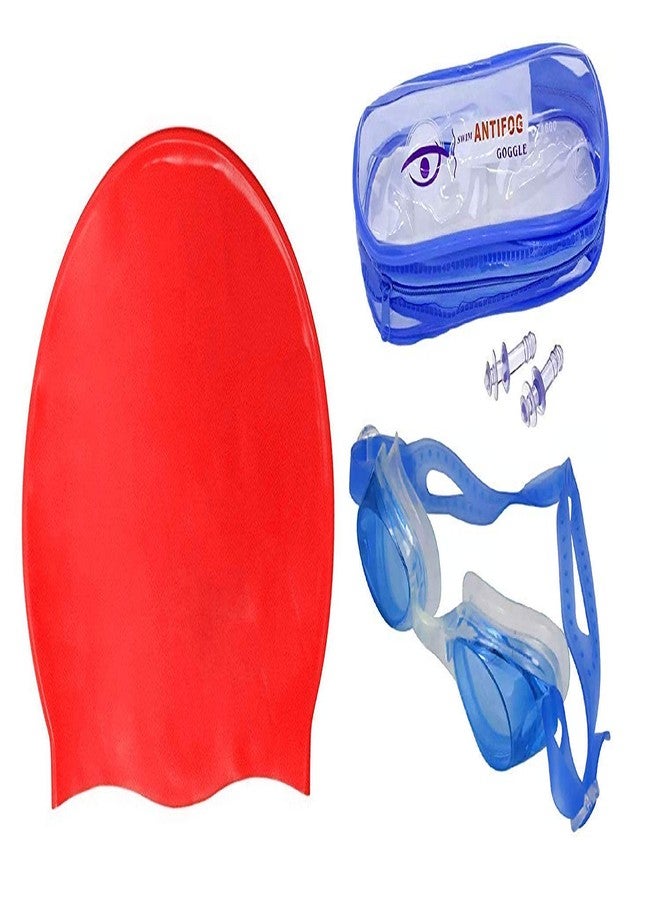 Glan Swimming Cap with UV Protection Goggles Profect for Men and Women with Ear (M-3) - Image 1