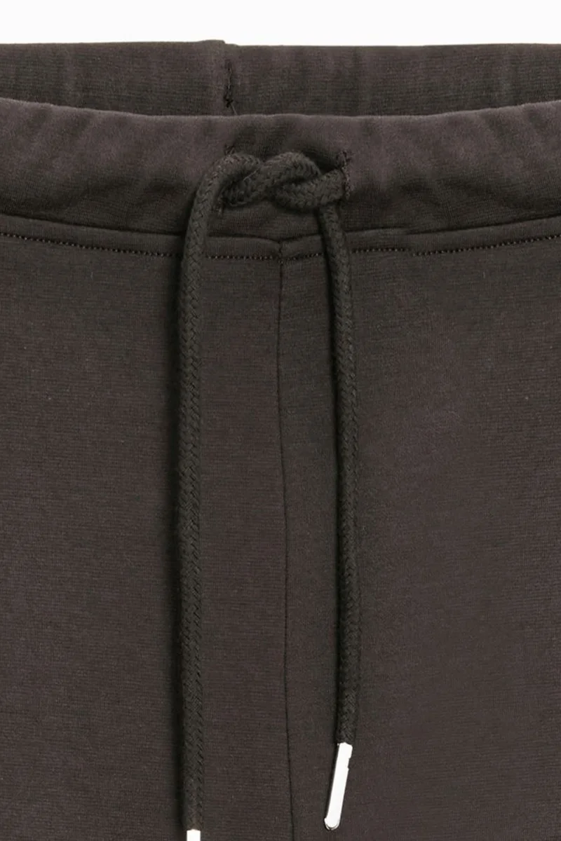 Dilvin Black DILVIN Mid-Waist Flare Jersey Pants With Drawstring for Women | Best Price UAE