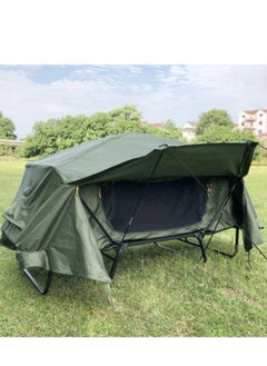 Albawadi Portable Camping Folding Tent Cots with Stand 2 Persons Durable Waterproof Tent Camping Bed with Carry Bag Rain Cover for Outdoor Camping Picnic Hiking  - Image 1