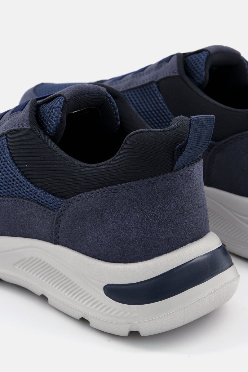 RBX Men Lace Up Training Shoes, Navy - Image 3