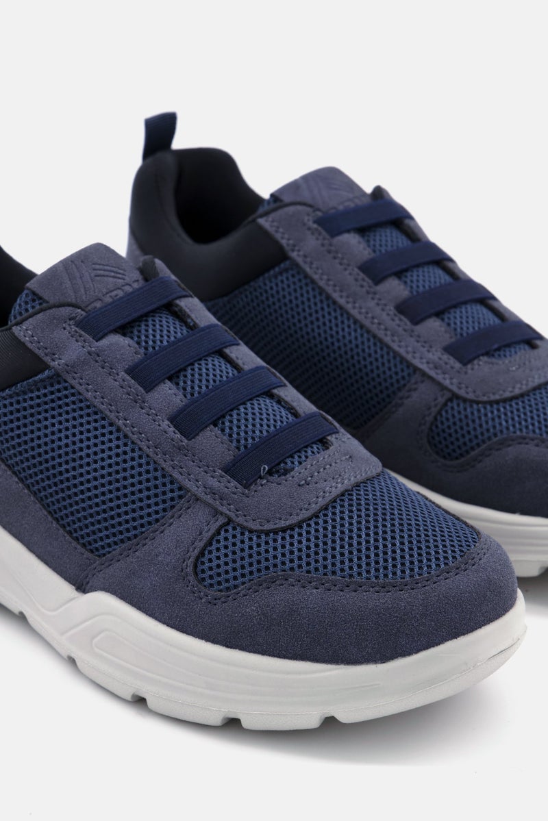 RBX Men Lace Up Training Shoes, Navy - Image 2