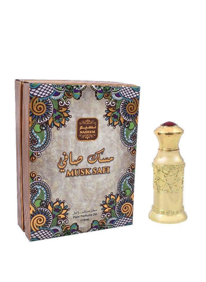 Naseem MUSK SAFI Perfume Oil 6ml Attar - Long Lasting Concentrated Perfume For Men And Women 