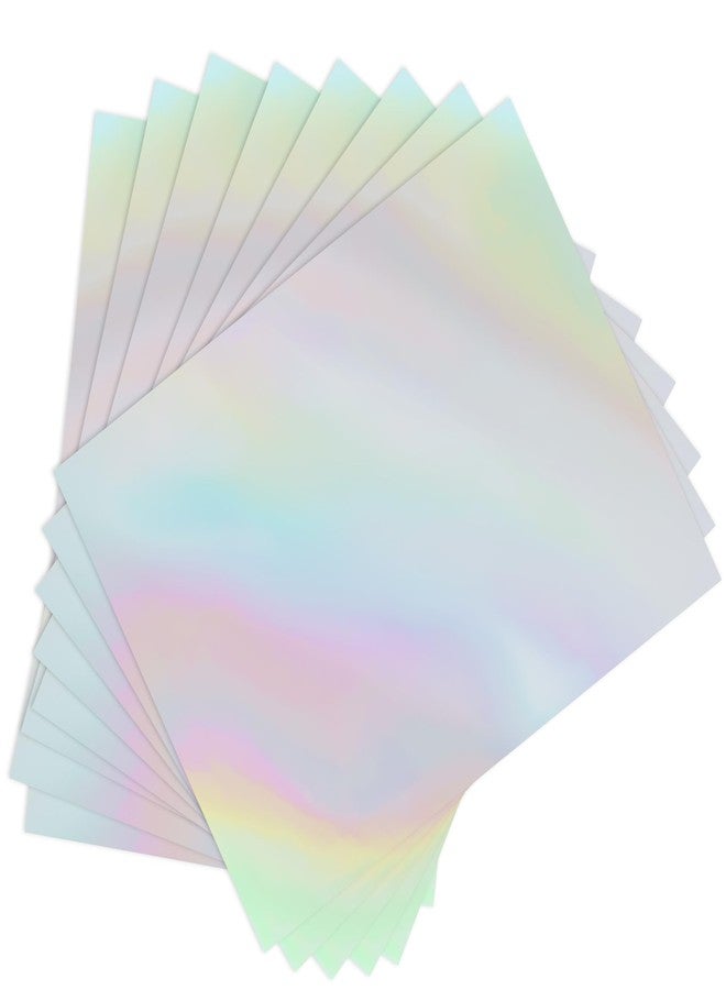 KOALA PAPER Clear Holographic Sticker for Inkjet & Laser Printers, 20 Sheets Printable Vinyl Sticker Waterproof 8.5x11 Inch - Image 1