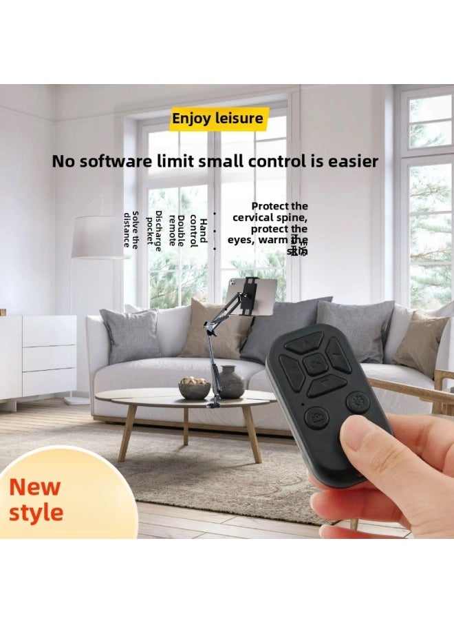 Mobile Phone Bluetooth Remote Control Air Mouse Gesture Control Self-timer Artifact Page Turning Pen Short Video Novel Praise-Color:Black - Image 3