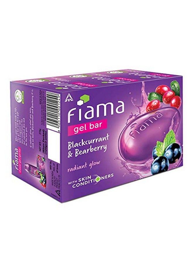 Fiama Gel Bar Blackcurrant And Bearberry For Radiant Glowing Skin 125 G Soap (Pack Of 3) & Gel Bar Peach And Avocado For Moisturized Skin 125 G Soap (Pack Of 3) - Image 5