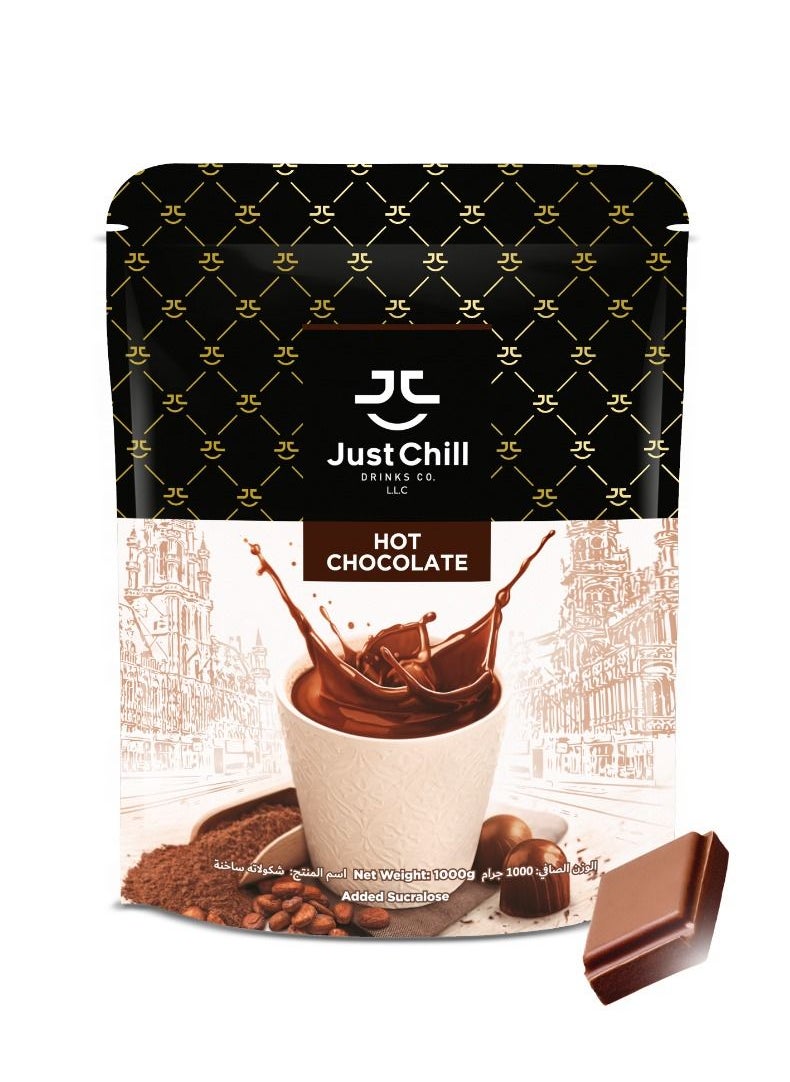 Just Chill Drinks Co. - Hot Chocolate Powder Premix 1000g - Image 1