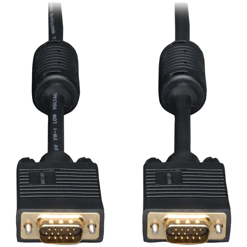 Tripp Lite VGA Coax Monitor Cable, High Resolution cable with RGB coax (HD15 M/M) 6-ft.(P502-006)