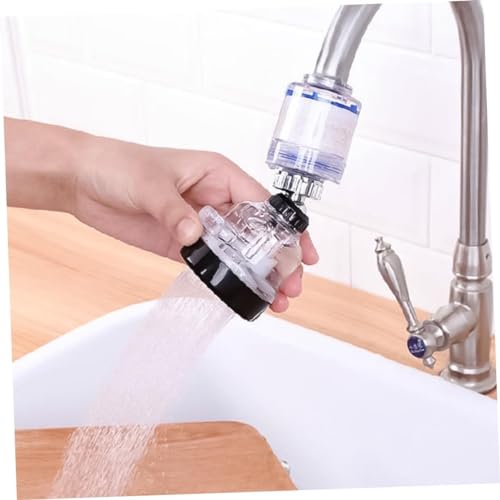 Seven Moon Kitchen Sink Water Filter Tap 360° Rotating Water-Saving Tap with 5 Filter Cartridges - Eliminates Heavy Metals, Fluoride, Chlorine, Hard Water (Faucet 01) - Image 5