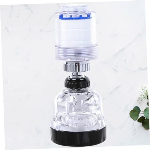 Seven Moon Kitchen Sink Water Filter Tap 360° Rotating Water-Saving Tap with 5 Filter Cartridges - Eliminates Heavy Metals, Fluoride, Chlorine, Hard Water (Faucet 01) - Image 2