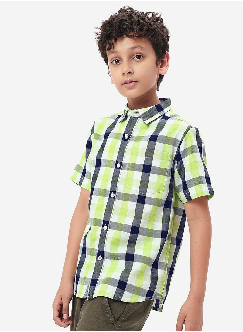 Bonkids Regular Long Sleeve Printed Multicolour Cotton Shirt For Boys 100 % Cotton  - Image 3