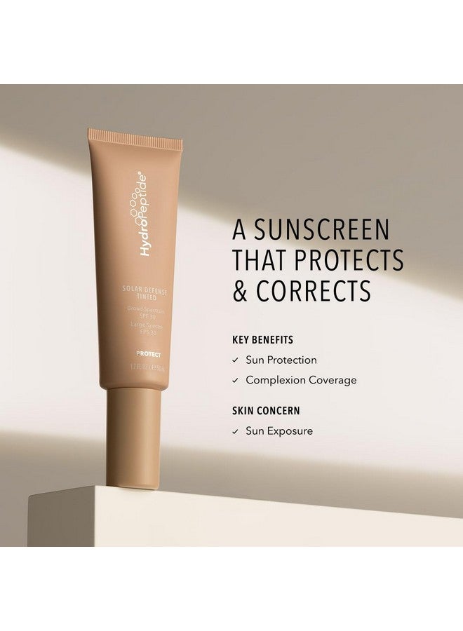 HydroPeptide Solar Defense Face Sunscreen, SPF 30 Broad Spectrum, Tinted, Moisturizing Antioxidant 1.7 Ounce - Image 2