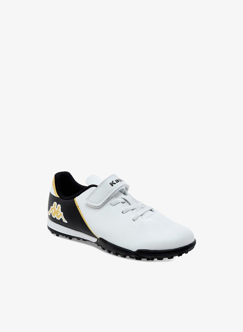 Kappa Boys' Logo Print Sports Shoes with Hook and Loop Closure - Image 2