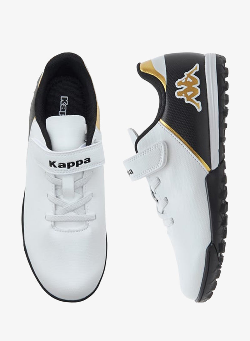 Kappa Boys' Logo Print Sports Shoes with Hook and Loop Closure - Image 3