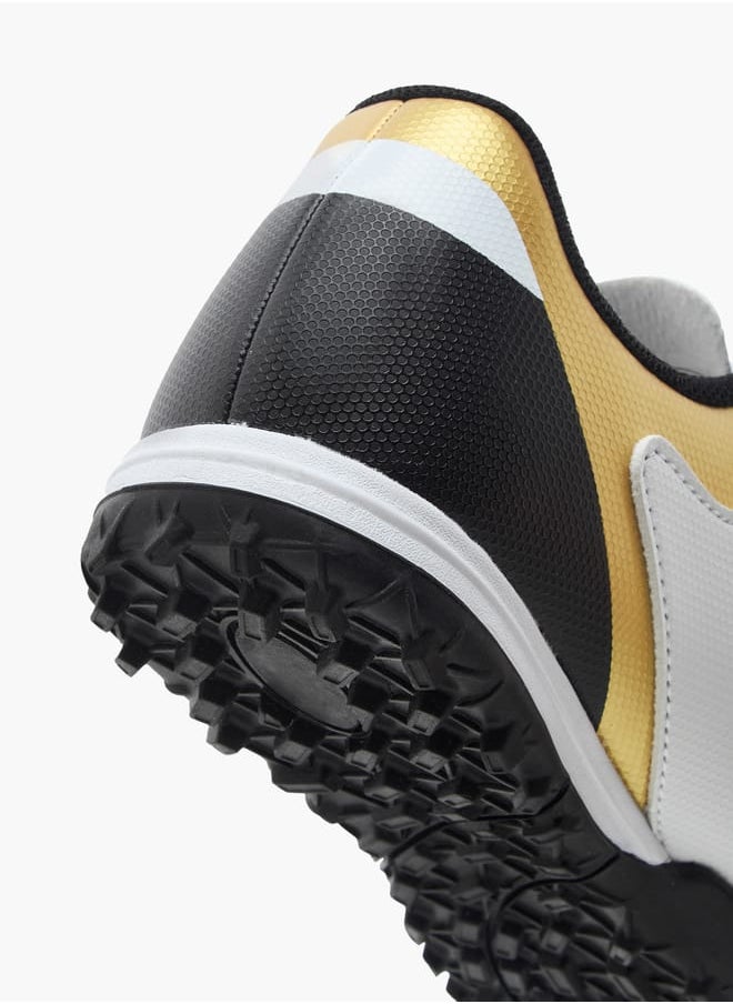 Kappa Boys' Logo Print Sports Shoes with Hook and Loop Closure  - Image 5