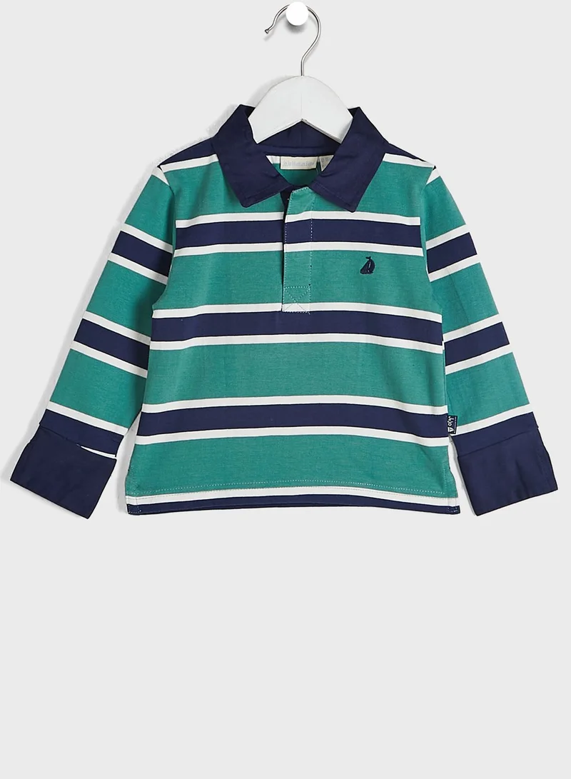 JoJo Maman Bebe Kids Striped T-Shirt