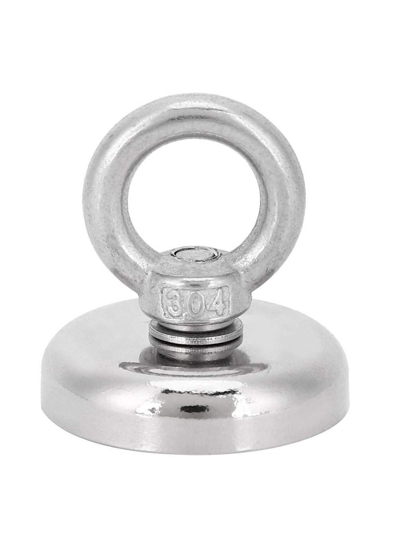 Walfront Walfront 1PC Magnetic Hook Magnet Hook 55lbs25KG Lifting Fishing Design Magnet Power Tool Accessory N35 3Layer Coating for Office Homes Hanging Fixing Use  - Image 1