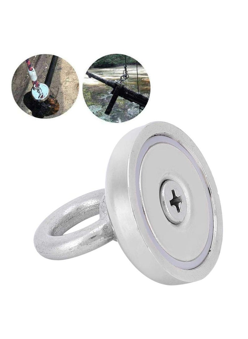 Walfront Walfront 1PC Magnetic Hook Magnet Hook 55lbs25KG Lifting Fishing Design Magnet Power Tool Accessory N35 3Layer Coating for Office Homes Hanging Fixing Use  - Image 3