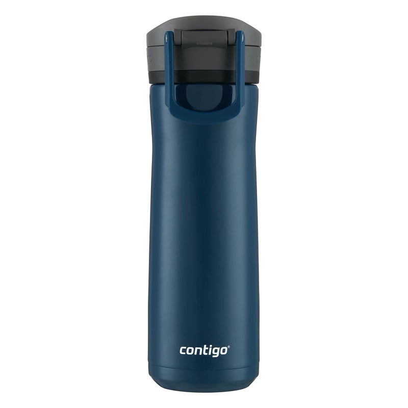 Contigo Jackson Chill 2.0, Vacuum-Insulated Stainless Steel Water Bottle with Secure Lid, Leak-Proof Travel Friendly, 20oz Capacity, Blueberry Color, Keeps Drinks Cold for 12 Hours - Image 4