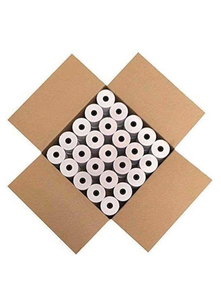 Terabyte 50-Piece Thermal Paper 80X80 size Receipt Rolls Set - Image 1